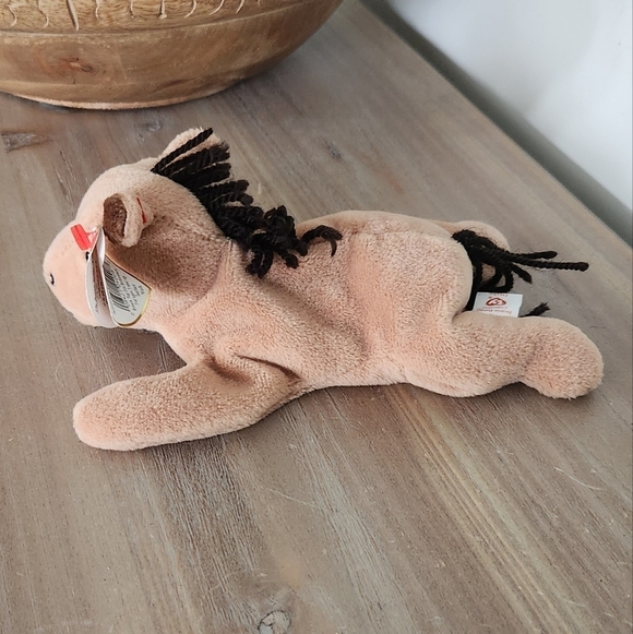 π΄ Ty Beanie Baby βDerbyβ the Horse β 1995 Vintage, No White Marking - Picture 3 of 12